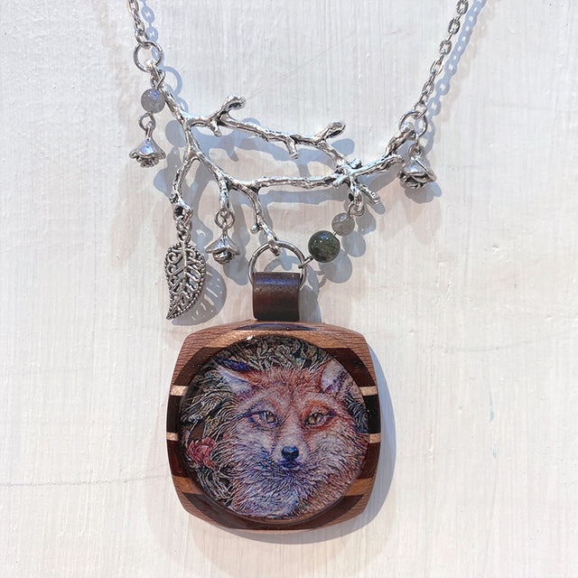 Rose Fox Necklace