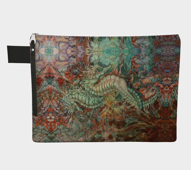 SEAHORSE BOND Zippered Pouch