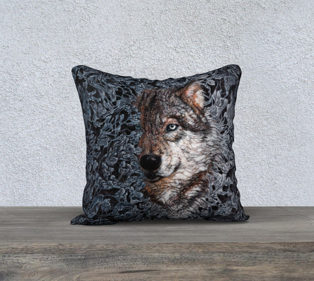 Night Wolf - CUSHION COVER