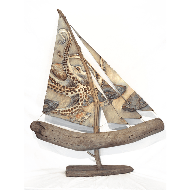 Sea-sonal Company - Original Art Sails - Col Mitchell ~ Wild Blackbird